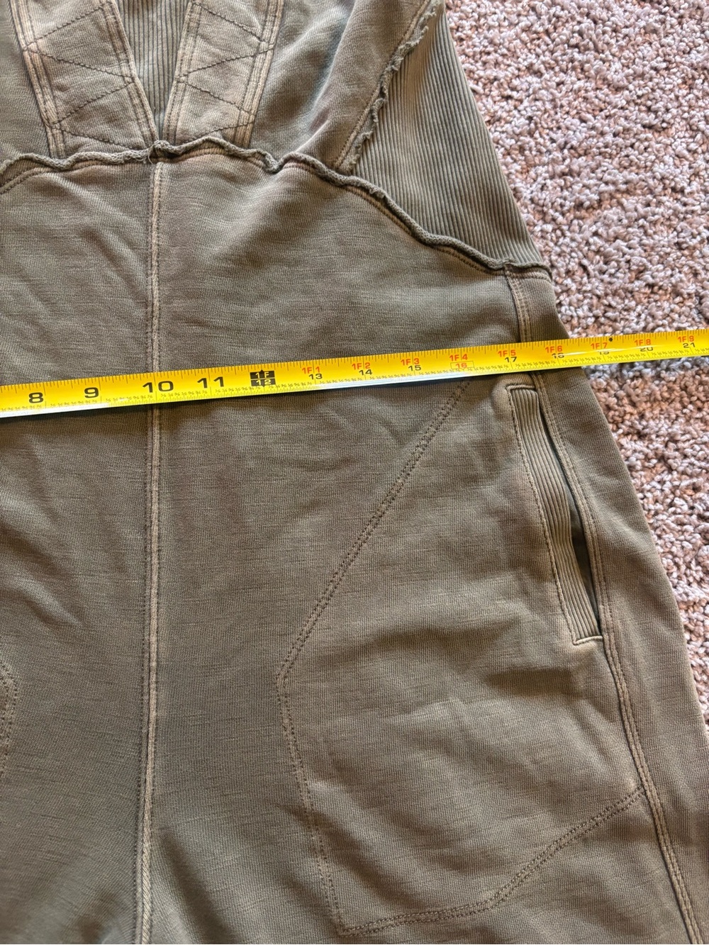 Daily Practice Olive Wide-Leg Overalls Jumpsuit - NWT medium - Picture 6 of 9